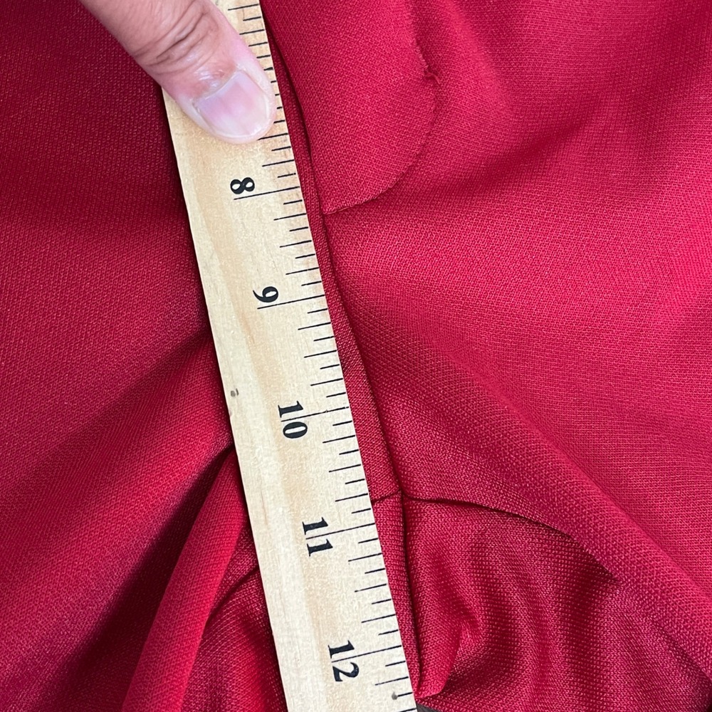 $345 Helmut Lang Track Shorts‎ Men's Small Red White Side Stripe Snap Button - Picture 5 of 13